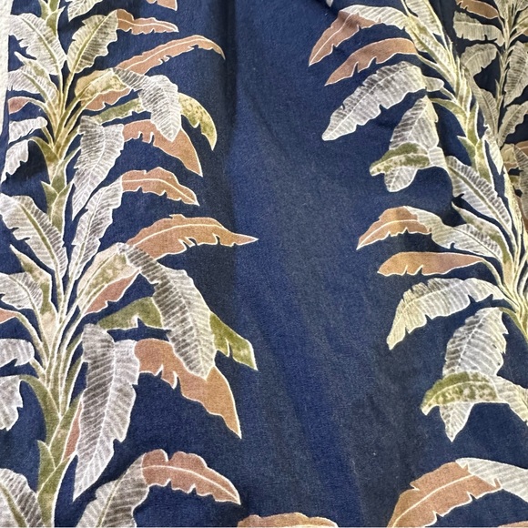 Cooke Street Honolulu Hawaii Aloha Shirt Palm Trees foliage XL Hawaiian - Picture 5 of 7